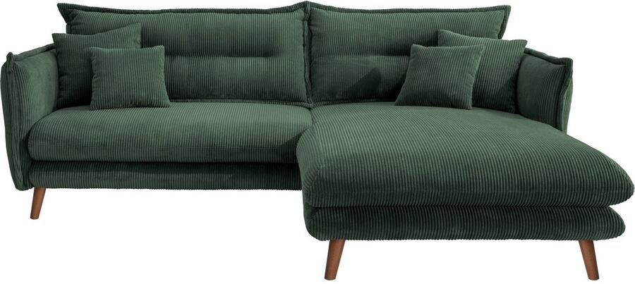INOSIGN Hoekbank Lazio modern en comfortabel smalle armleuningen geweldige detailafwerking - Foto 4