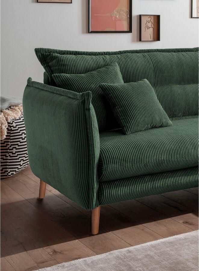 INOSIGN Hoekbank Lazio modern en comfortabel smalle armleuningen geweldige detailafwerking - Foto 2