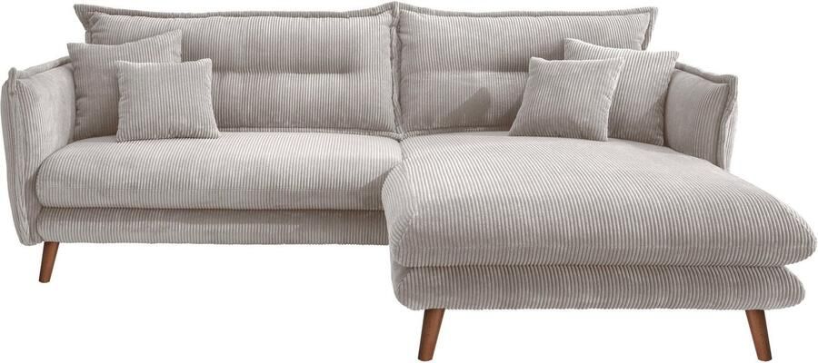 INOSIGN Hoekbank Lazio modern en comfortabel smalle armleuningen geweldige detailafwerking - Foto 4