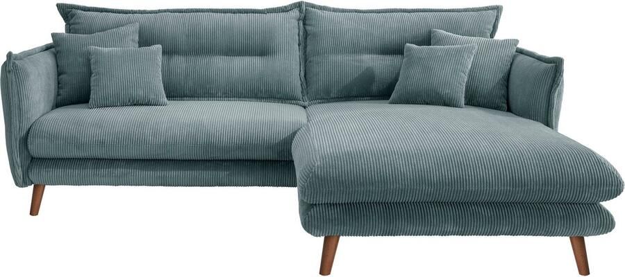 INOSIGN Hoekbank Lazio modern en comfortabel smalle armleuningen geweldige detailafwerking - Foto 4