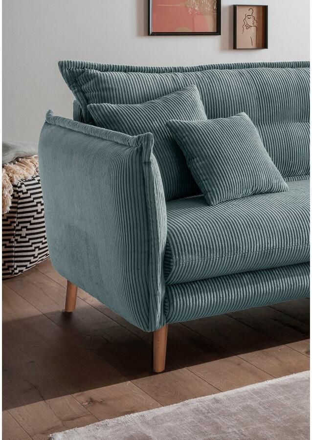 INOSIGN Hoekbank Lazio modern en comfortabel smalle armleuningen geweldige detailafwerking - Foto 2