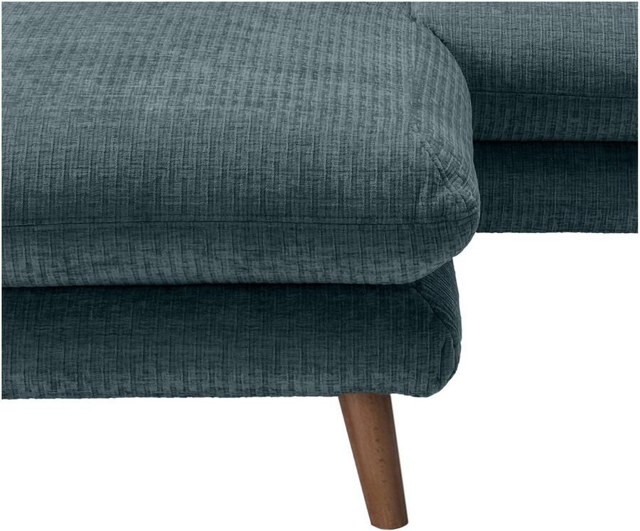 INOSIGN Hoekbank LAZIO twee verschillende pootkleuren naar keuze