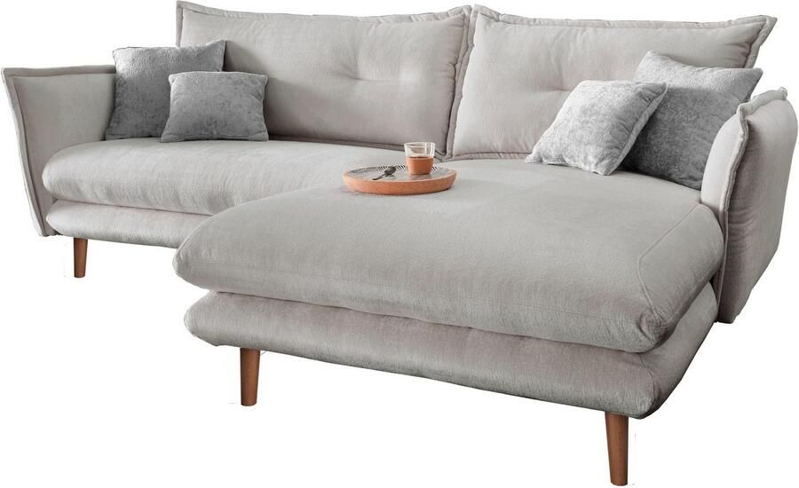 INOSIGN Hoekbank Lazio modern en comfortabel smalle armleuningen geweldige detailafwerking - Foto 7