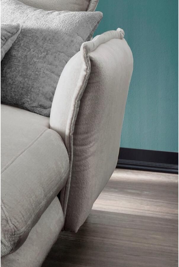 INOSIGN Hoekbank Lazio modern en comfortabel smalle armleuningen geweldige detailafwerking - Foto 6