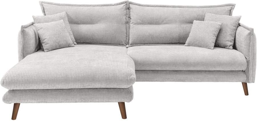 INOSIGN Hoekbank LAZIO twee verschillende pootkleuren naar keuze - Foto 3