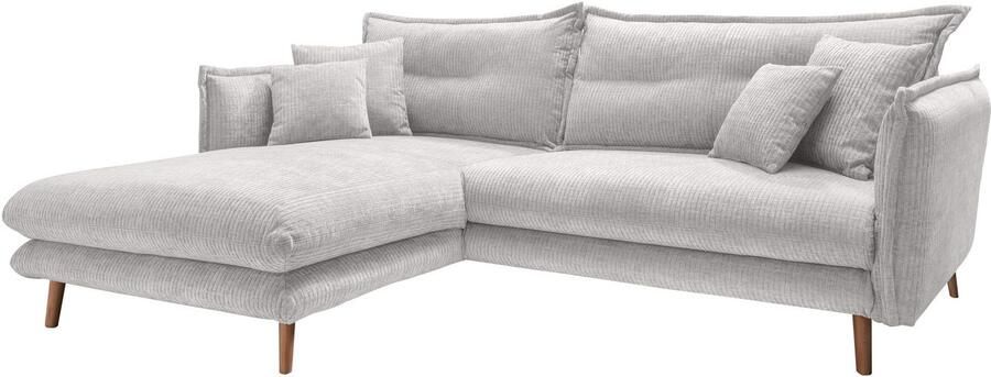 INOSIGN Hoekbank LAZIO twee verschillende pootkleuren naar keuze - Foto 4