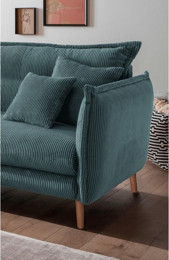 INOSIGN Hoekbank Lazio modern en comfortabel smalle armleuningen geweldige detailafwerking - Foto 3