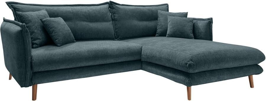 INOSIGN Hoekbank LAZIO twee verschillende pootkleuren naar keuze - Foto 4