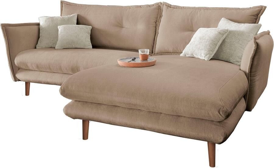 INOSIGN Hoekbank Lazio modern en comfortabel smalle armleuningen geweldige detailafwerking - Foto 7