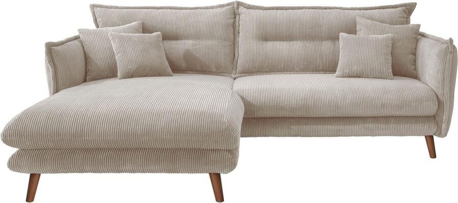 INOSIGN Hoekbank Lazio modern en comfortabel smalle armleuningen geweldige detailafwerking - Foto 5