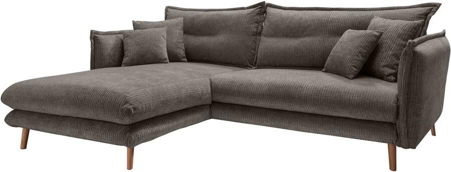 INOSIGN Hoekbank LAZIO twee verschillende pootkleuren naar keuze - Foto 4