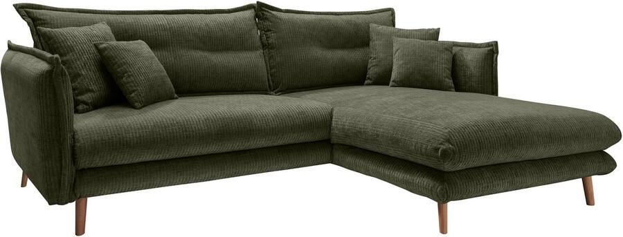 INOSIGN Hoekbank LAZIO twee verschillende pootkleuren naar keuze - Foto 3