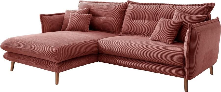 INOSIGN Hoekbank Lazio modern en comfortabel smalle armleuningen geweldige detailafwerking - Foto 6