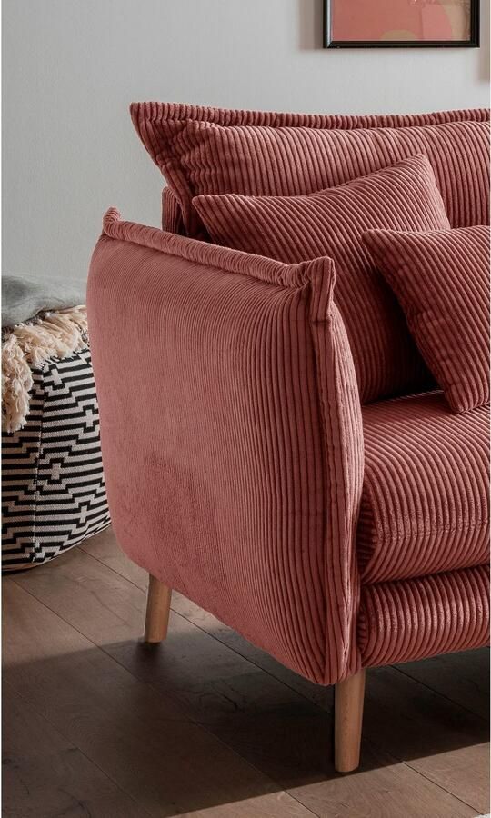 INOSIGN Hoekbank Lazio modern en comfortabel smalle armleuningen geweldige detailafwerking - Foto 4