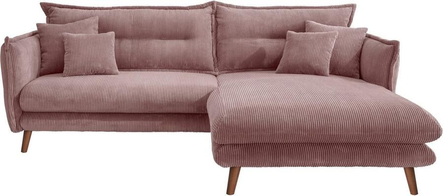 INOSIGN Hoekbank Lazio modern en comfortabel smalle armleuningen geweldige detailafwerking - Foto 5