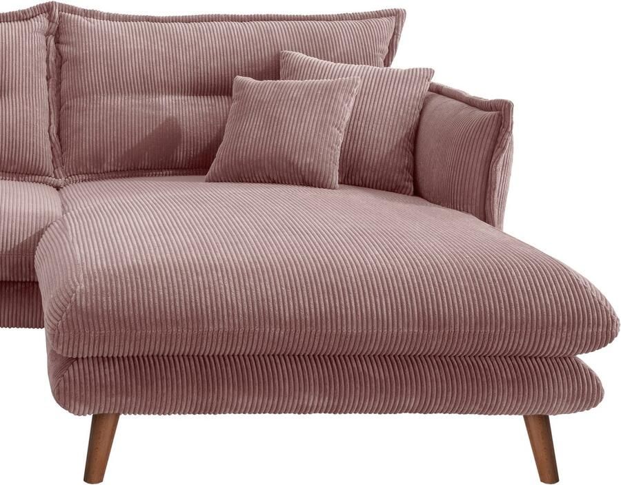 INOSIGN Hoekbank Lazio modern en comfortabel smalle armleuningen geweldige detailafwerking - Foto 2