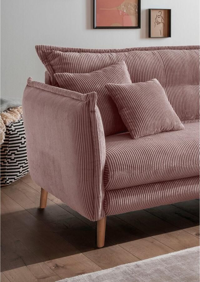 INOSIGN Hoekbank Lazio modern en comfortabel smalle armleuningen geweldige detailafwerking - Foto 4