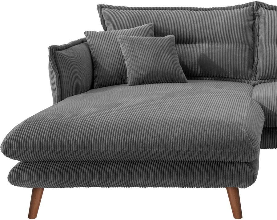 INOSIGN Hoekbank Lazio modern en comfortabel smalle armleuningen geweldige detailafwerking - Foto 3