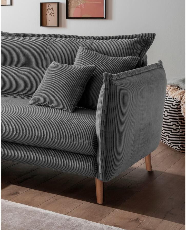 INOSIGN Hoekbank Lazio modern en comfortabel smalle armleuningen geweldige detailafwerking - Foto 2