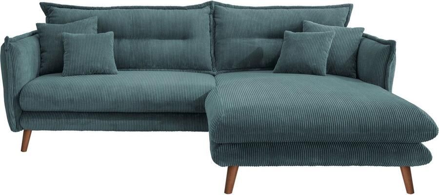 INOSIGN Hoekbank Lazio modern en comfortabel smalle armleuningen geweldige detailafwerking - Foto 5