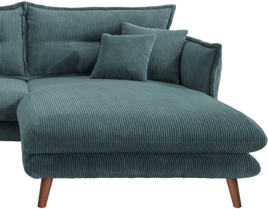 INOSIGN Hoekbank Lazio modern en comfortabel smalle armleuningen geweldige detailafwerking - Foto 2