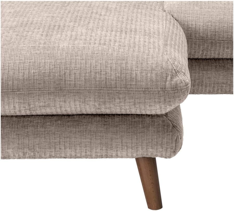 INOSIGN Hoekbank LAZIO twee verschillende pootkleuren naar keuze