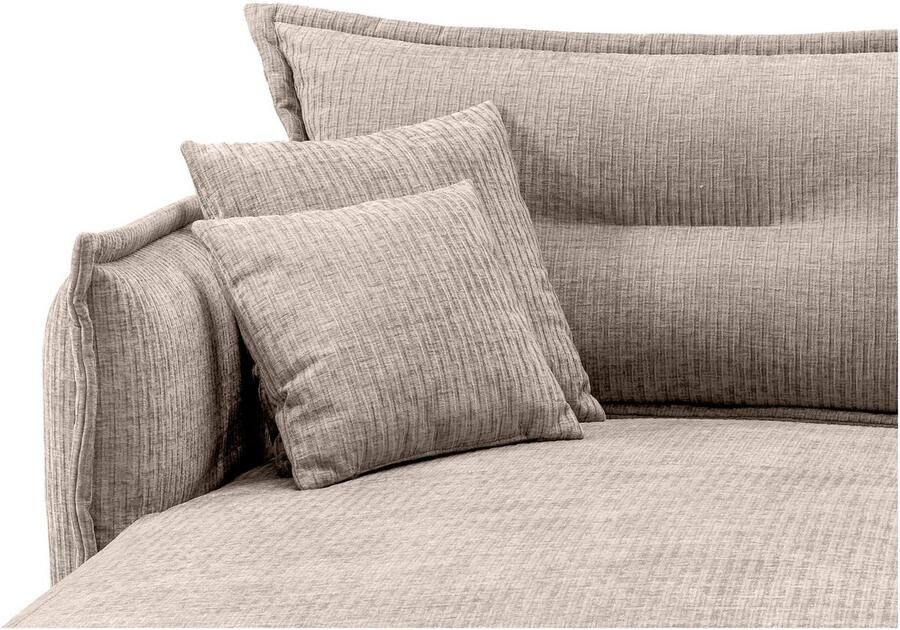 INOSIGN Hoekbank LAZIO twee verschillende pootkleuren naar keuze - Foto 2