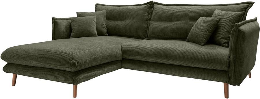 INOSIGN Hoekbank LAZIO twee verschillende pootkleuren naar keuze - Foto 4