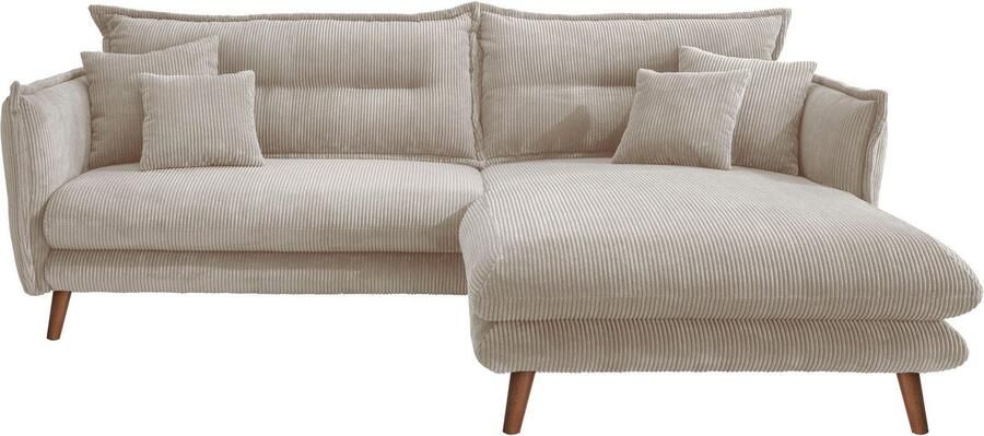 INOSIGN Hoekbank Lazio modern en comfortabel smalle armleuningen geweldige detailafwerking - Foto 5