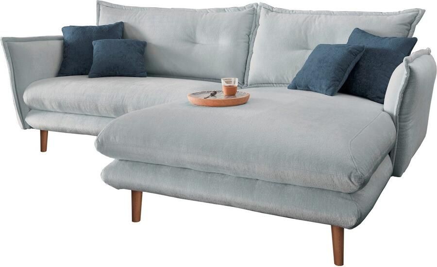 INOSIGN Hoekbank Lazio modern en comfortabel smalle armleuningen geweldige detailafwerking - Foto 7