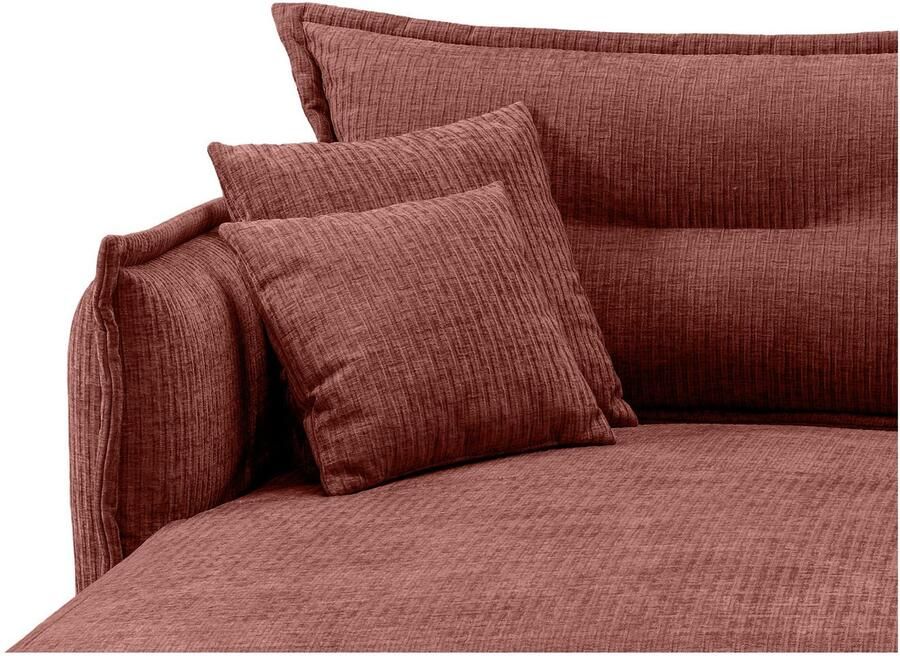 INOSIGN Hoekbank LAZIO twee verschillende pootkleuren naar keuze - Foto 2