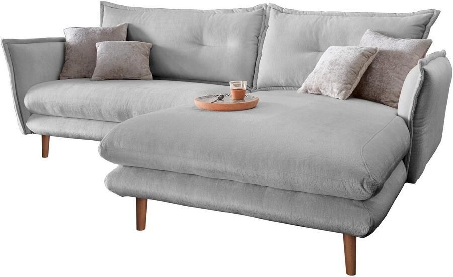 INOSIGN Hoekbank Lazio modern en comfortabel smalle armleuningen geweldige detailafwerking - Foto 6