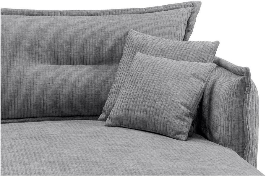 INOSIGN Hoekbank LAZIO twee verschillende pootkleuren naar keuze - Foto 2