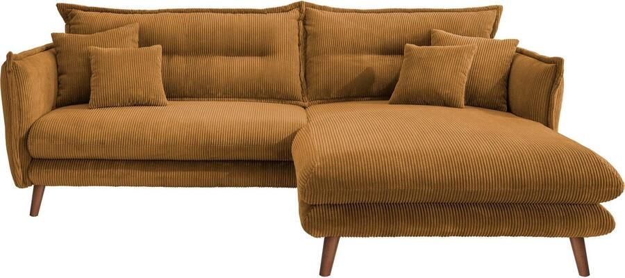 INOSIGN Hoekbank Lazio modern en comfortabel smalle armleuningen geweldige detailafwerking - Foto 5