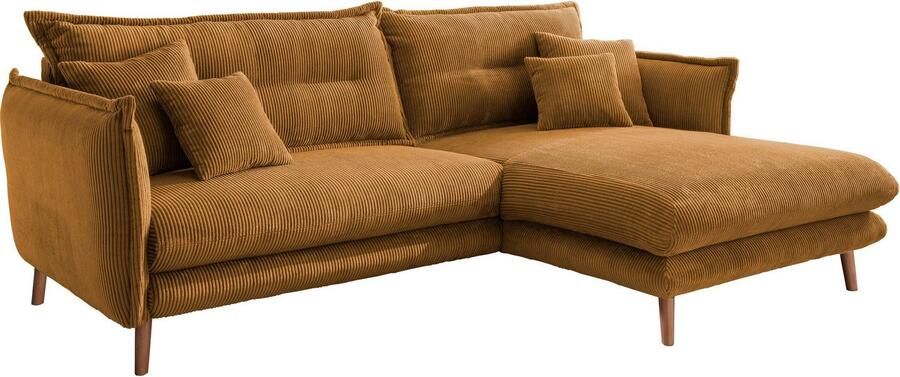 INOSIGN Hoekbank Lazio modern en comfortabel smalle armleuningen geweldige detailafwerking - Foto 6