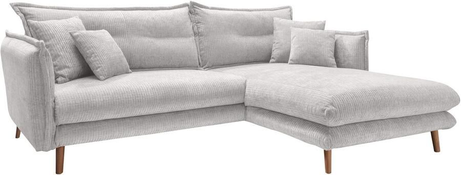 INOSIGN Hoekbank LAZIO twee verschillende pootkleuren naar keuze - Foto 4