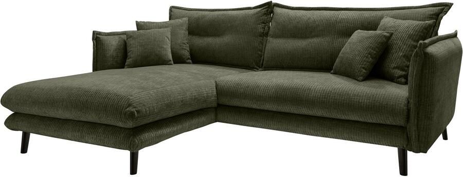 INOSIGN Hoekbank LAZIO twee verschillende pootkleuren naar keuze - Foto 4