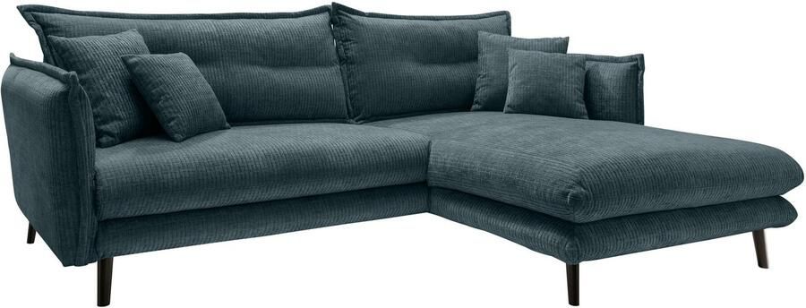 INOSIGN Hoekbank LAZIO twee verschillende pootkleuren naar keuze - Foto 4