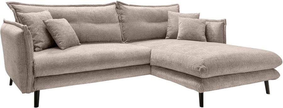 INOSIGN Hoekbank LAZIO twee verschillende pootkleuren naar keuze - Foto 4