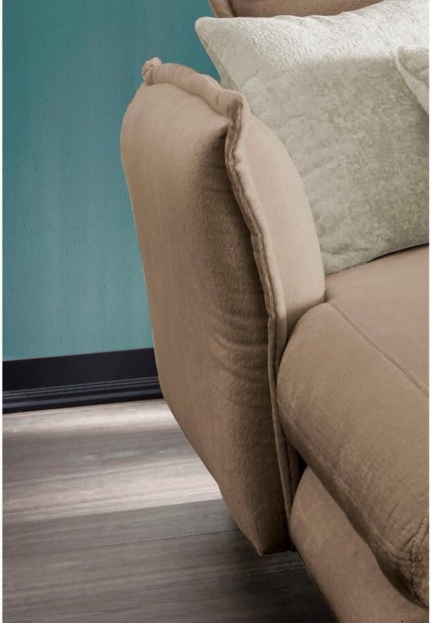 INOSIGN Hoekbank Lazio modern en comfortabel smalle armleuningen geweldige detailafwerking - Foto 4