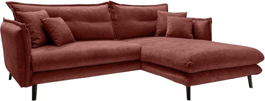 INOSIGN Hoekbank LAZIO twee verschillende pootkleuren naar keuze - Foto 4