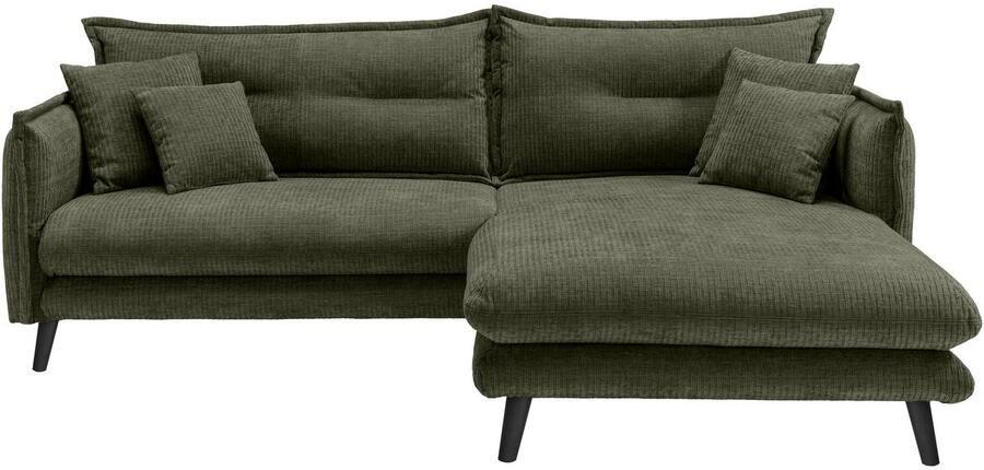 INOSIGN Hoekbank LAZIO twee verschillende pootkleuren naar keuze - Foto 3