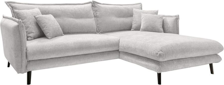 INOSIGN Hoekbank LAZIO twee verschillende pootkleuren naar keuze - Foto 4