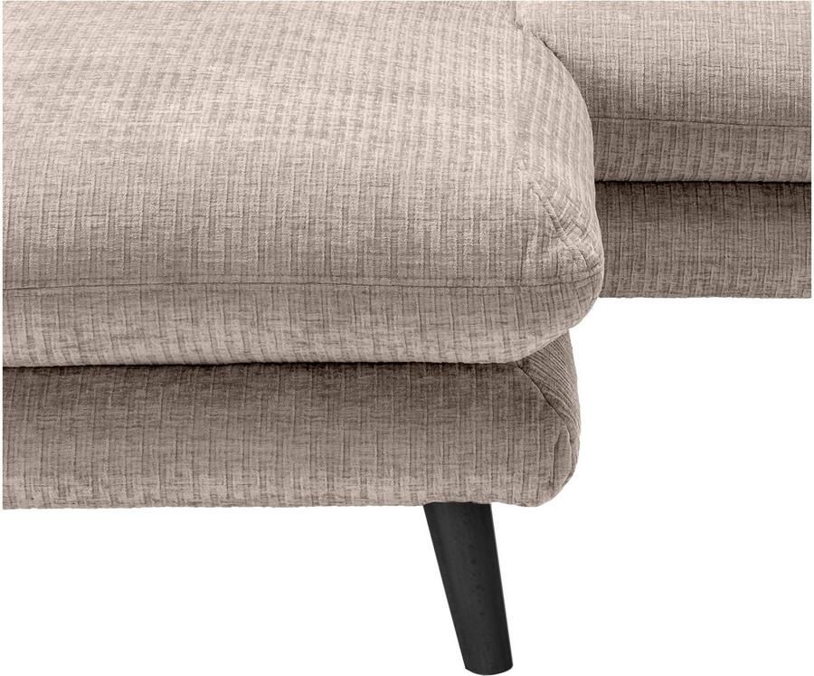 INOSIGN Hoekbank LAZIO twee verschillende pootkleuren naar keuze