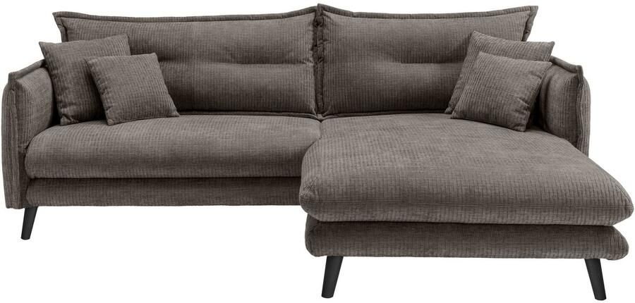 INOSIGN Hoekbank LAZIO twee verschillende pootkleuren naar keuze - Foto 3