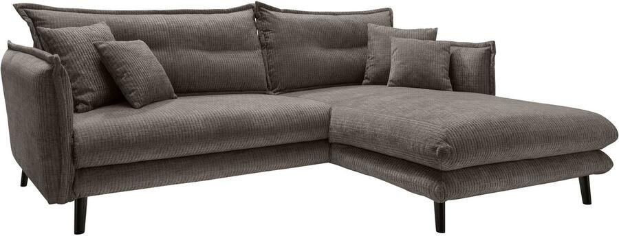 INOSIGN Hoekbank LAZIO twee verschillende pootkleuren naar keuze - Foto 4