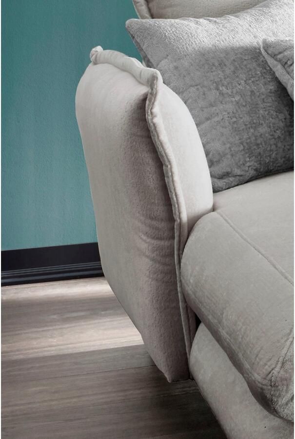 INOSIGN Hoekbank Lazio modern en comfortabel smalle armleuningen geweldige detailafwerking - Foto 6