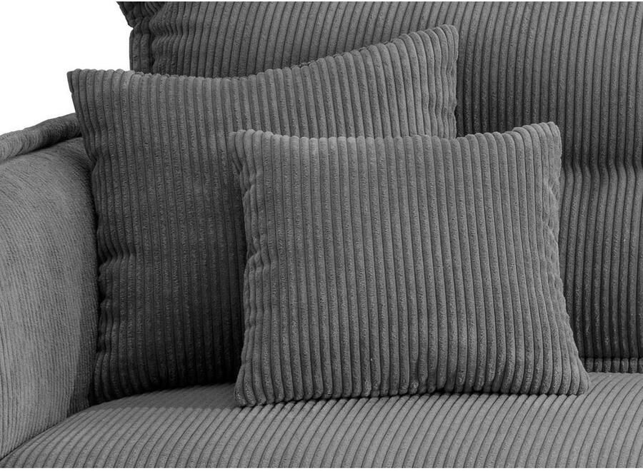 INOSIGN Hoekbank Lazio modern en comfortabel smalle armleuningen geweldige detailafwerking - Foto 4