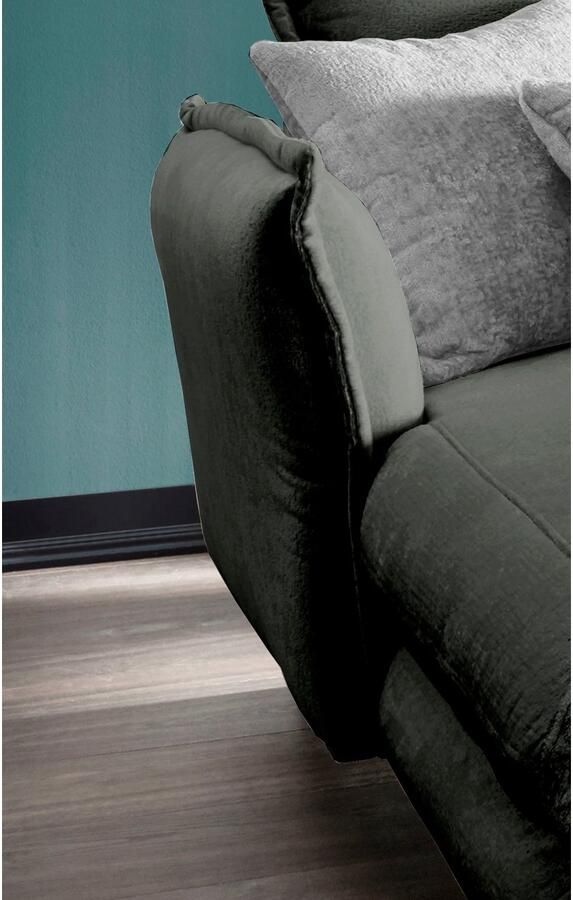 INOSIGN Hoekbank Lazio modern en comfortabel smalle armleuningen geweldige detailafwerking - Foto 5