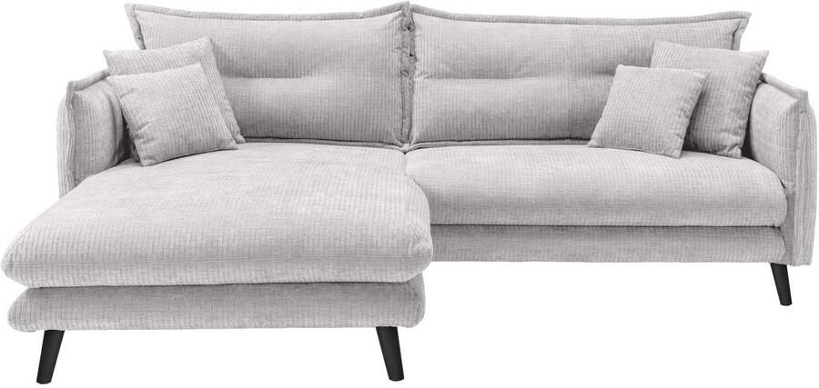 INOSIGN Hoekbank LAZIO twee verschillende pootkleuren naar keuze - Foto 3